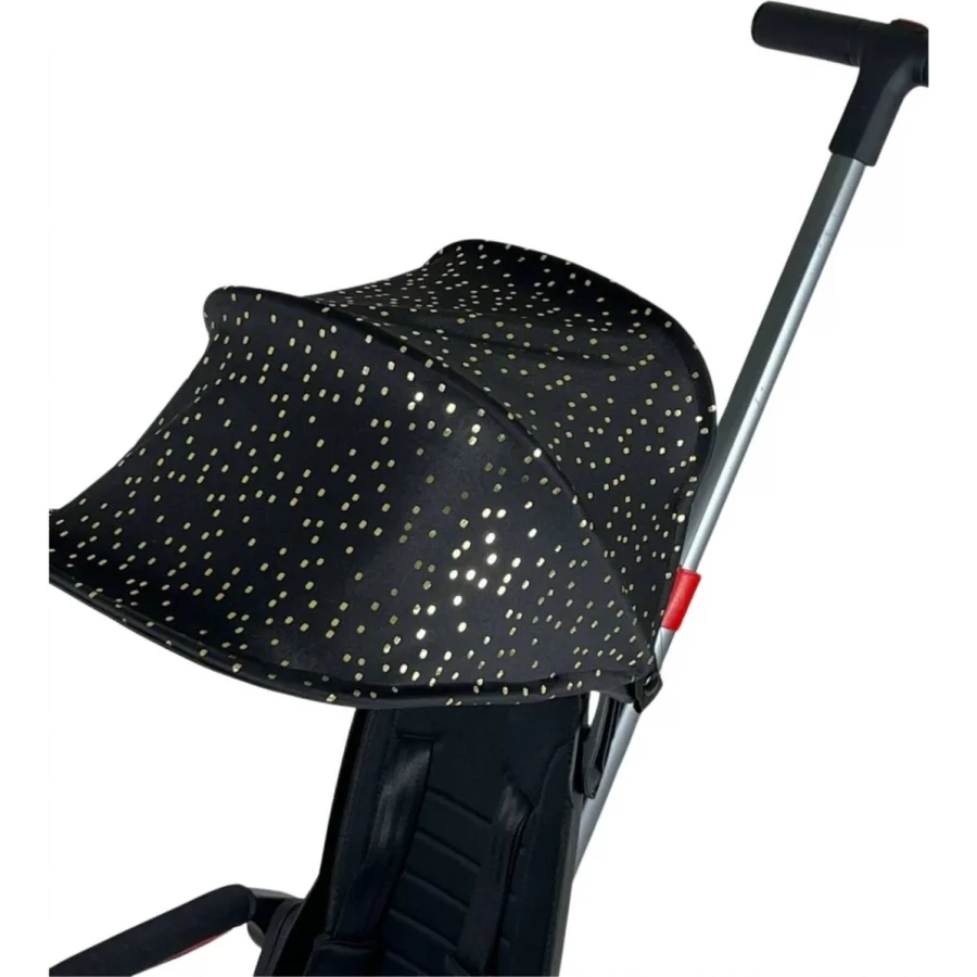 Taşınabilir 4ü 1 Arada Katlanabilir İtmeli Üç Tekerlekli Bisiklet - Gold Edition