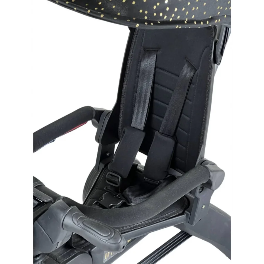 Taşınabilir 4ü 1 Arada Katlanabilir İtmeli Üç Tekerlekli Bisiklet - Gold Edition