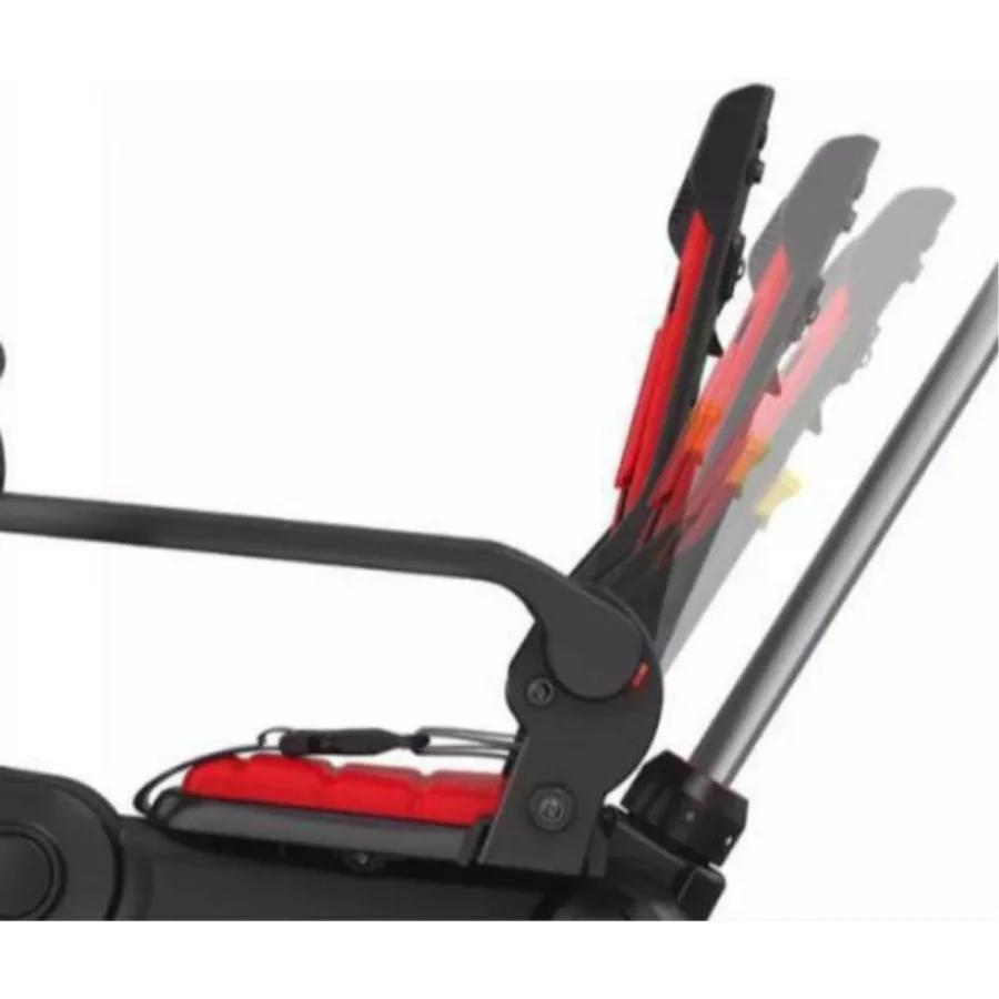 Taşınabilir 4ü 1 Arada Katlanabilir İtmeli Üç Tekerlekli Bisiklet Yeşil