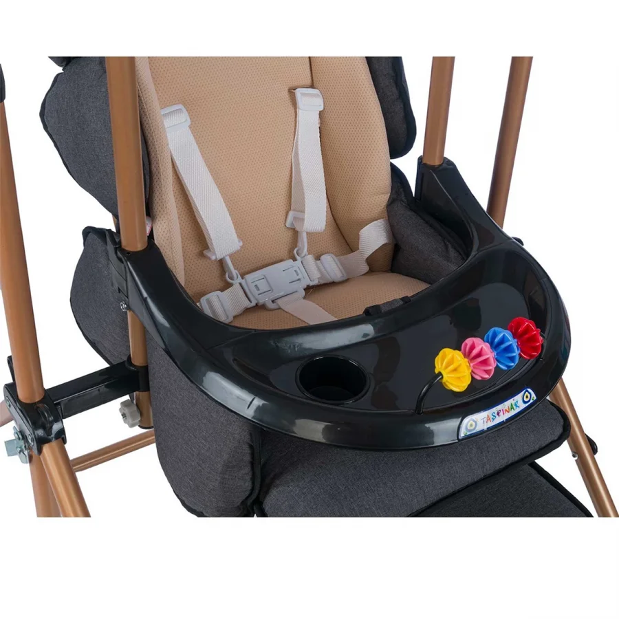 Taşpınar Lüx Tam Yatarlı Bebek Salıncak