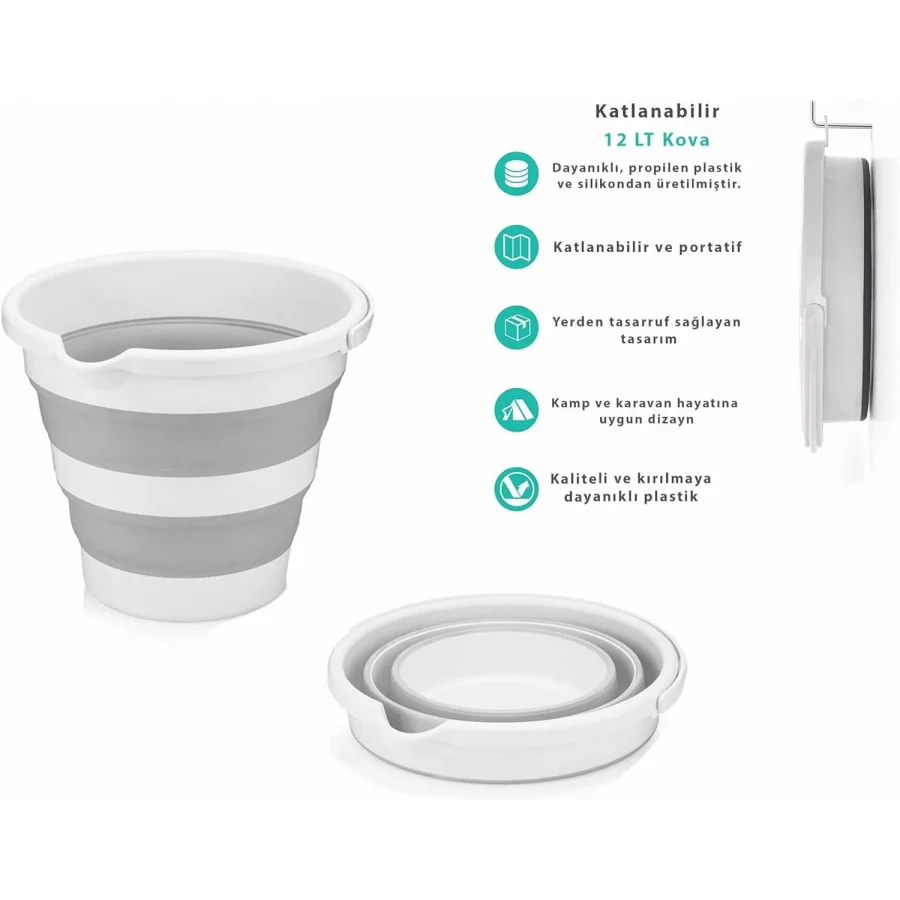 Tiny Mini Art Pratik Katlanabilir Su Kovası