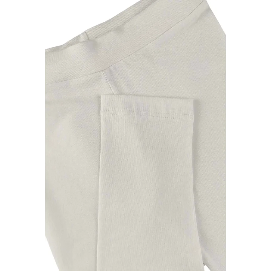 Twoo Kids Yazlık Rahat Kız Çocuk Likralı Uzun Tayt - Ekru