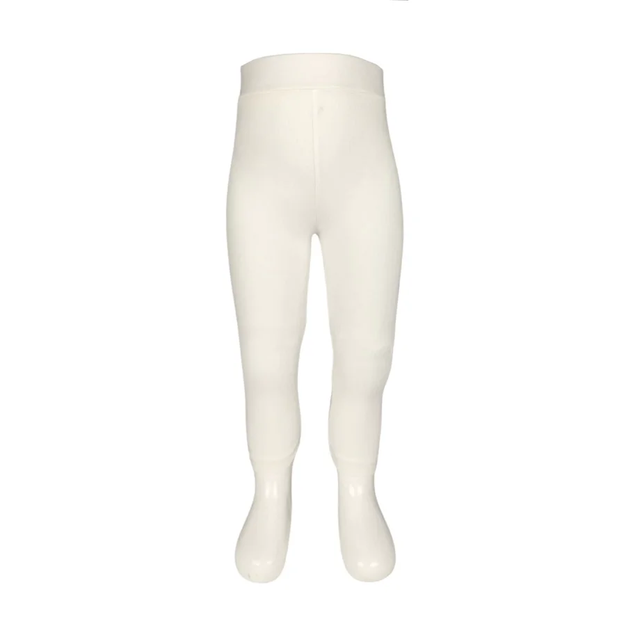 Twoo Kids Yazlık Rahat Kız Çocuk Likralı Uzun Tayt - Ekru