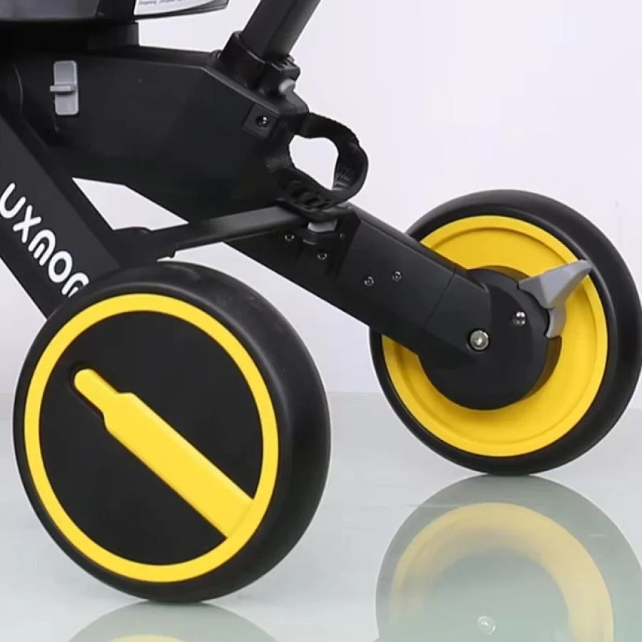 Üç Tekerlekli Katlanır Çift Yönlü Ebeveyn Kontrollü Çocuk Bisikleti