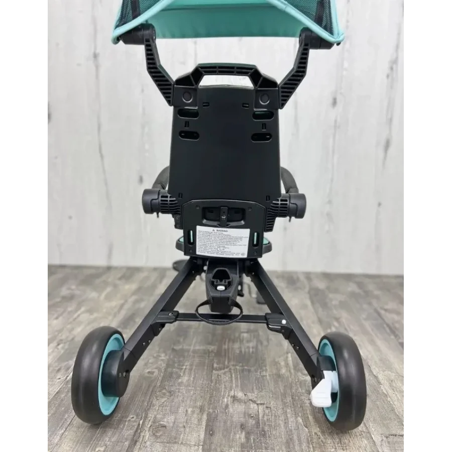 Üç Tekerlekli Katlanır Çift Yönlü Ebeveyn Kontrollü Çocuk Bisikleti - Turkuaz