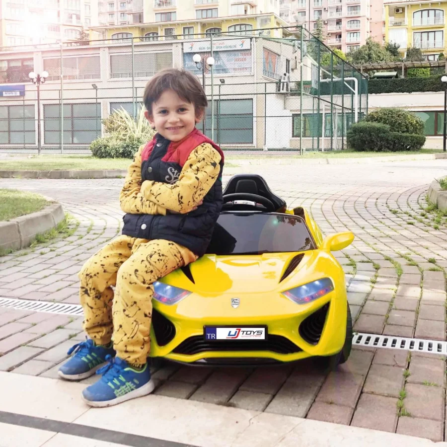 Uj Toys Jagor Uzaktan Kumandalı Akülü Araba 12V-Sarı