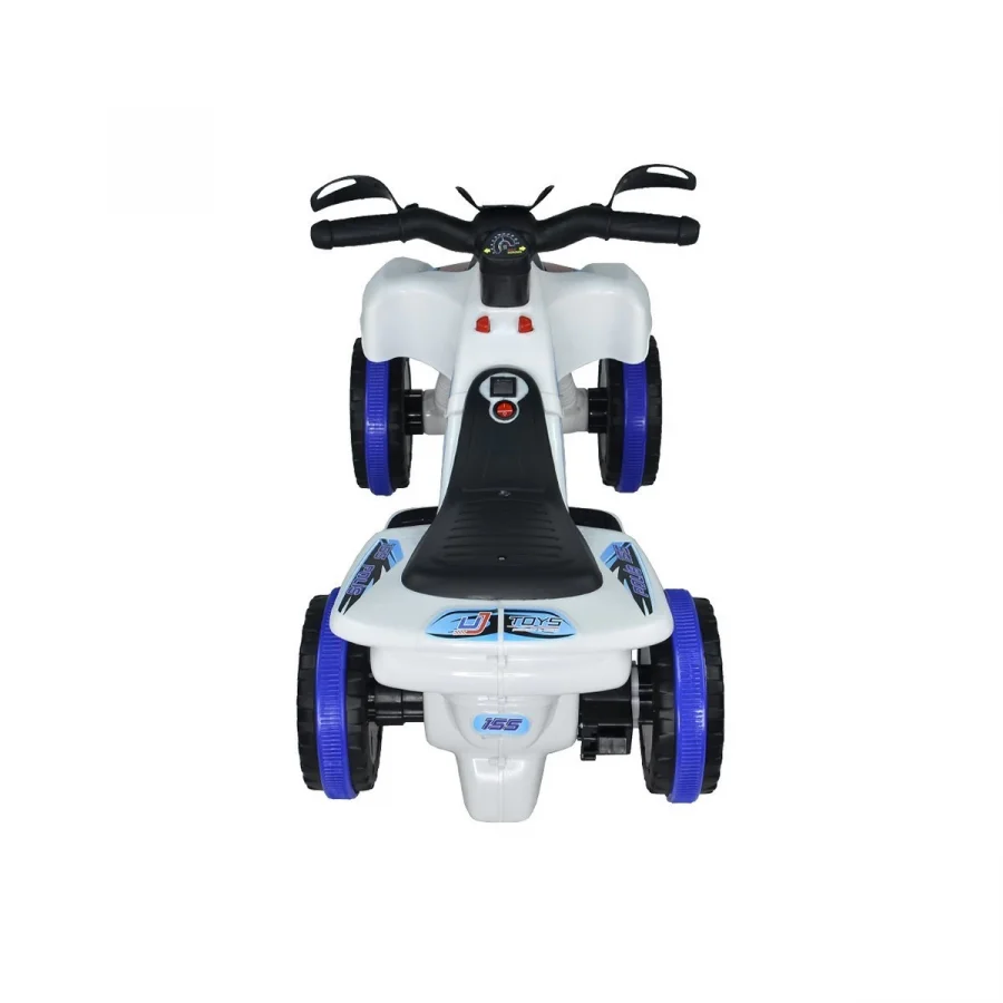 Uj Toys Müzikli ve Led Işıklı Akülü Atv 6V Ranger Beyaz