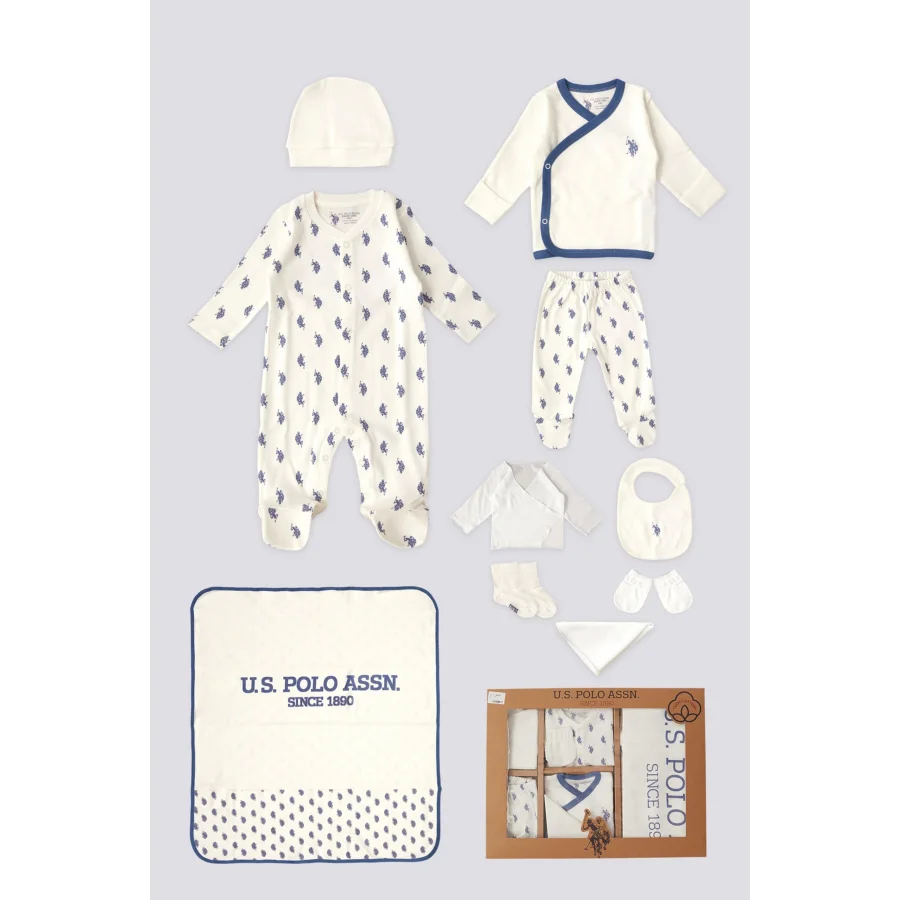 U.S. Polo Assn Erkek Bebek Hastane Çıkışı 10lu Set