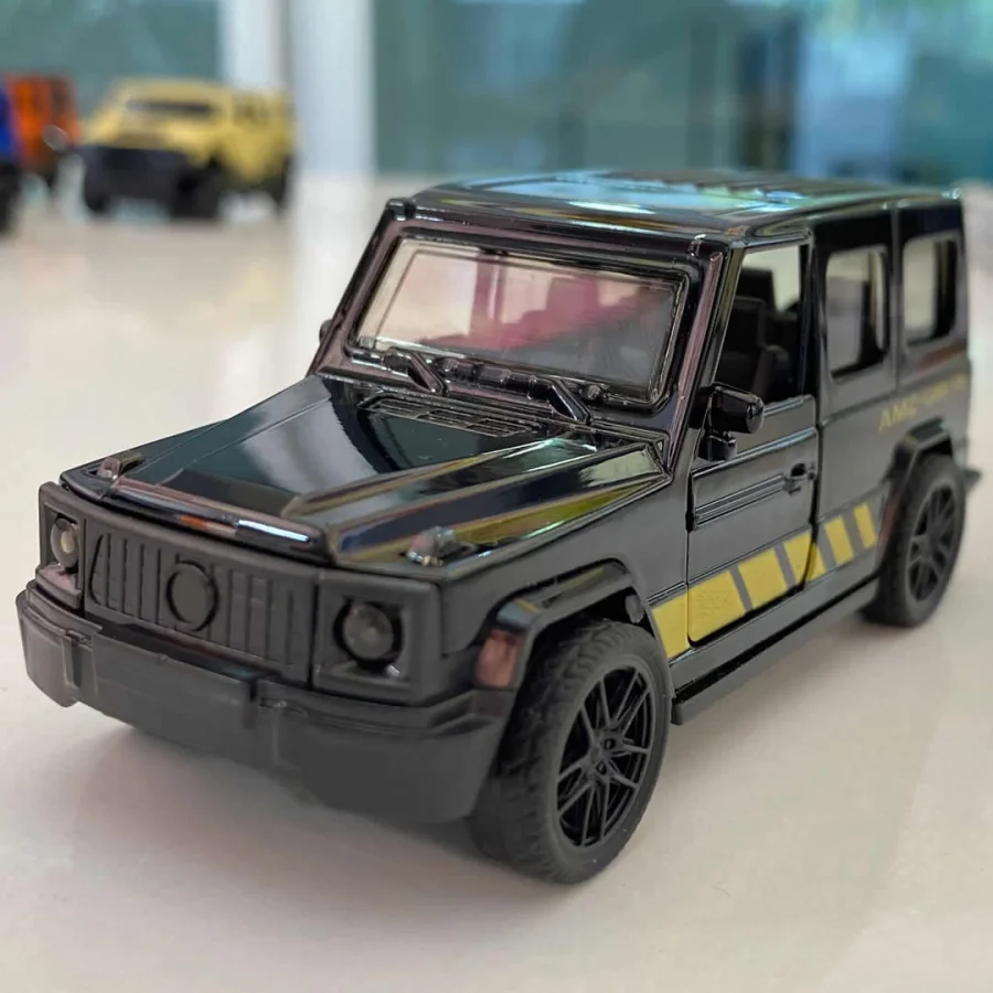 Vardem Çek Bırak Kapıları Açılan 1:43 Metal Jeep - Siyah