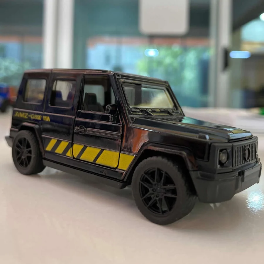 Vardem Çek Bırak Kapıları Açılan 1:43 Metal Jeep - Siyah