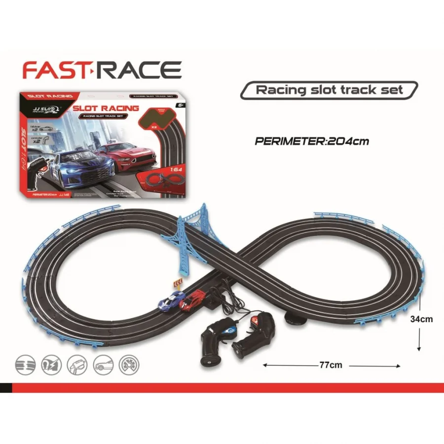 Vardem Pilli 2 Araçlı Yarış Seti 204 cm 1:64 JJ 146-1