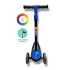 Babymiss Işıklı 3 Tekerlekli Çocuk Scooter – 3 Kademeli Yükseklik Ayarı - Mavi