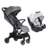 MINI by Easywalker Buggy SNAP Kabin Boy - iPro iSize Travel Sistem Bebek Arabası Gri