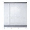 2KA Cover Grey 4 Kapılı Dolap