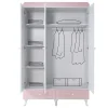 2KA Joy Pink 3 Kapılı Dolap