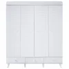 2KA Joy White 4 Kapılı Dolap