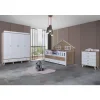 2KA Master White 4 Kapılı Montessori Çocuk Odası Takımı