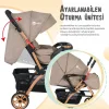 4 Baby AB-310 Active Gold Çift Yönlü Bebek Arabası - Antrasit