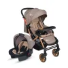 4 Baby Active Gold Travel Sistem Bebek Arabası - Kahve