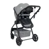 4 Baby Comfort Siyah Travel Sistem Bebek Arabası - Gri