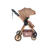 4 Baby Cool Gold Travel Sistem Bebek Arabası - Kahve