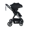 4 Baby Cool Siyah Travel Sistem Bebek Arabası- Siyah