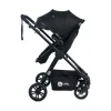 4 Baby Cool Siyah Travel Sistem Bebek Arabası- Siyah