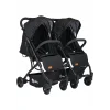 4 Baby Drone Kabin İkiz Aparatlı Bebek Arabası / Siyah
