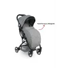 4 Baby Drone Kabin İkiz Aparatlı Bebek Arabası / Gri