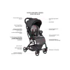 4 Baby Drone Siyah Kabin Boy Bebek Arabası - Antrasit