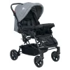 4 Baby Olimpos Travel Sistem Çift Yönlü Bebek Arabası / Siyah-Gri