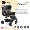 4 Baby Olympus Gold Çift Yönlü Bebek Arabası Antrasit