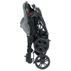 4 Baby Olympus Siyah Çift Yönlü Bebek Arabası Gri