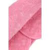 Agu soft Kabartmalı Peluş Bebek Battaniyesi 100x120cm - Pembe