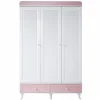 Aqua Pink 3 Kapılı Dolap