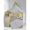 Aras Bebe Esila Uyku Seti 6m 60X120 Cm - Sarı