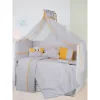 Aras Bebe Joli Uyku Seti 60X120 Cm-Gri