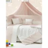 Aras Bebe Sedef Uyku Seti 70x130 Cm-Pembe