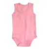 Askılı Çıtçıtlı Body Zıbın Bebek Atlet - Pembe