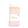 Aziz Bebe Kız Çocuk Düz Külotlu Çorap - Toz Pembe