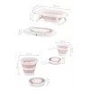 Babymiss 5 Parça Bebek Küvet Seti Bebek Banyo Küveti - Pembe