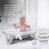 Babymiss 5 Parça Bebek Küvet Seti File Ve Sünger Hediyeli, Bebek Banyo Küveti