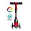 Babymiss Işıklı 3 Tekerlekli Çocuk Scooter – 3 Kademeli Yükseklik Ayarı - Kırmızı