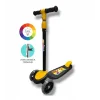 Babymiss Işıklı 3 Tekerlekli Çocuk Scooter – 3 Kademeli Yükseklik Ayarı - Sarı