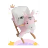 Babymiss Sallanan Ahşap Ayaklı Peluş Unicorn Koltuk