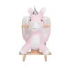 Babymiss Sallanan Ahşap Ayaklı Peluş Unicorn Koltuk