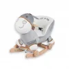 Babymiss Tekerlekli Ve Ahşap Ayaklı Sallanan At, Eşek Peluş Oyuncak