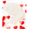 Babymiss Uzun Kollu Renkli Kalpli Desenli Çocuk Pijama Takımı