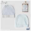 Begi 2 li Bebek Şapkası / Mavi