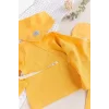 Begi Kendinden Eldivenli Natural Bebek Hastane Çıkışı Bebek Takımı Sarı - 0-3 AY